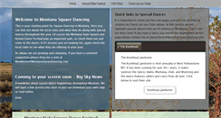Desktop Screenshot of montanasquaredancing.com